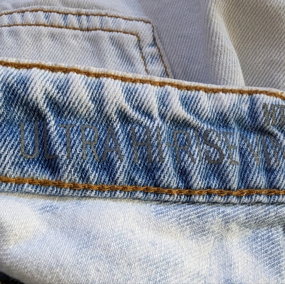 HT Denim Ultra Hi-Rise Shorts - Picture 3 of 10